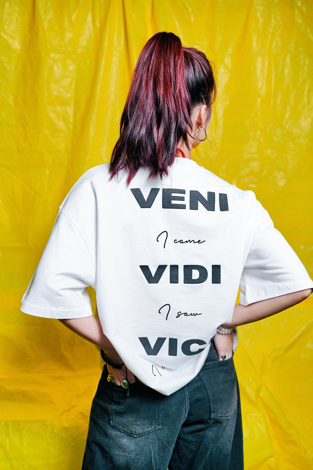The roman victory white tee (Oversize fit)