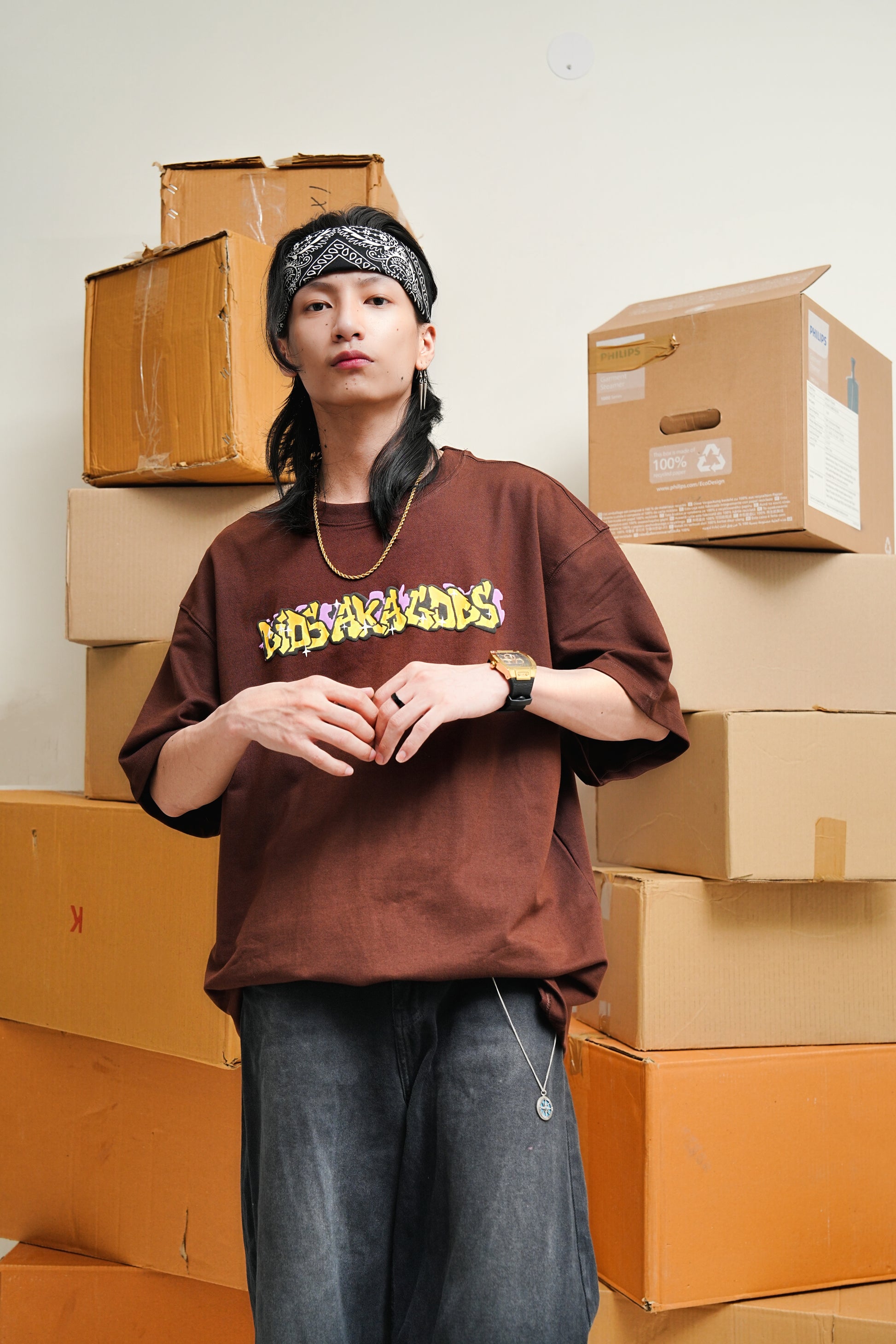 Sinner Brown Tee (Oversize fit)