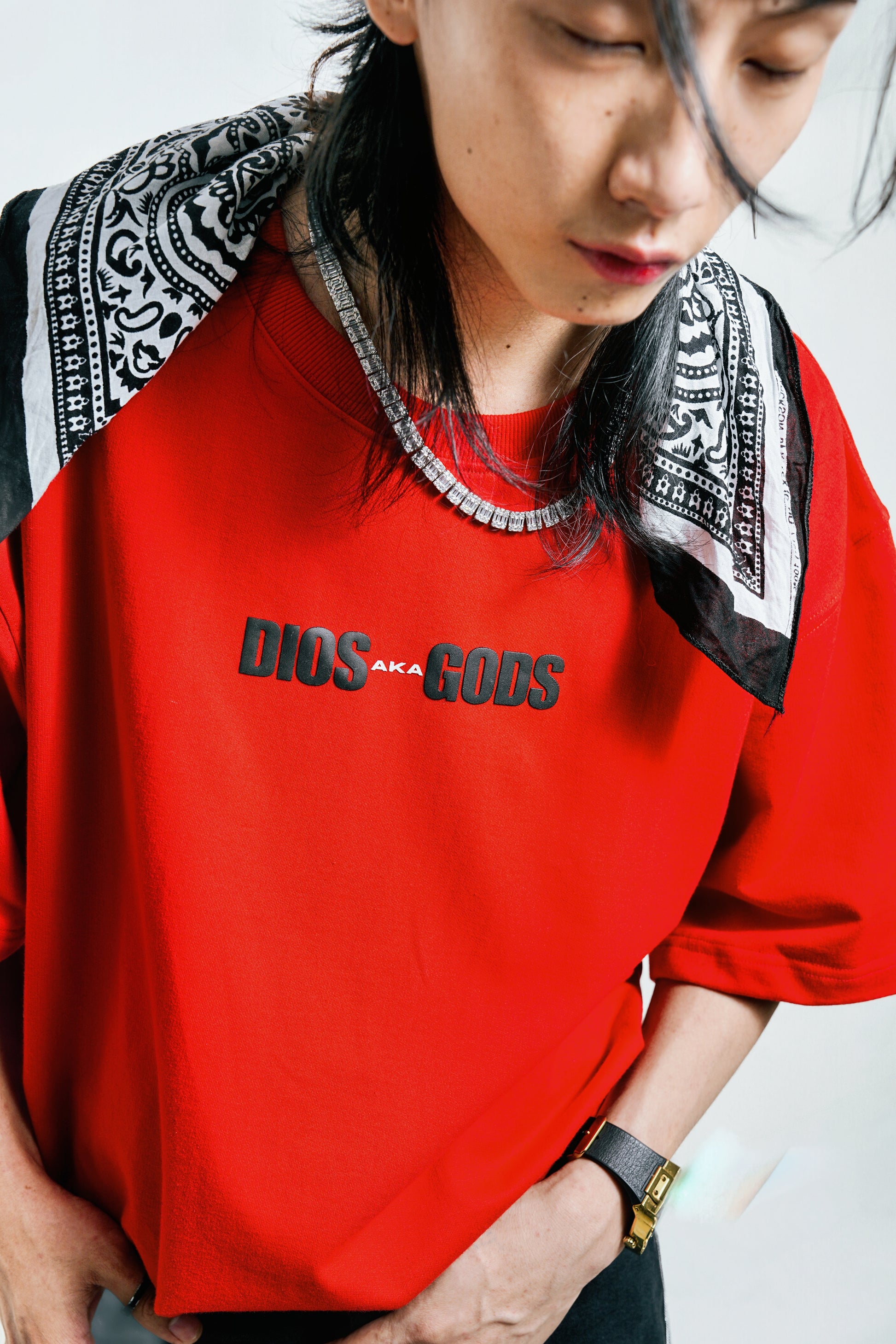 The Checkmate Red Tee (Oversize fit)